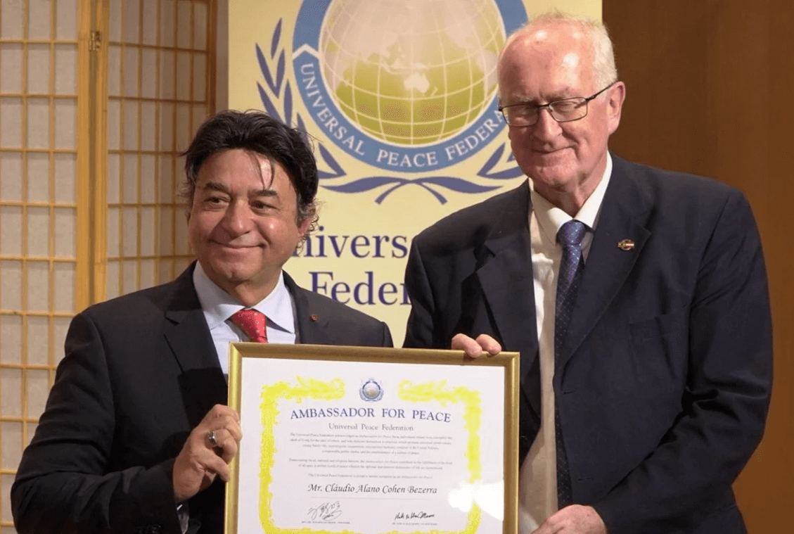 premio cohen (1) Maestro Claudio Cohen recebe título de Embaixador da Paz em Viena